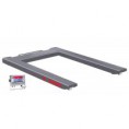 Paletová váha - nerezová - VE1500P32XW-EU 1260 mm x 840 mm